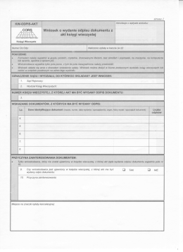 &rArr; Przepisywanie prac, dokument&oacute;w z - Kronos