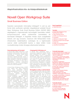 Open Workgroup Suite SBE