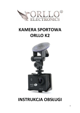 Instrukcja kamery sportowej ORLLO K-2