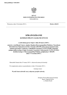 druk nr 864 B - Senat Rzeczypospolitej Polskiej