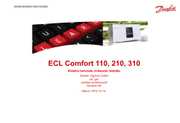 ECL Comfort 110, 210, 310