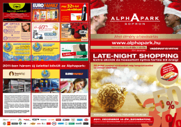 LATE-NIGHT SHOPPING - Alphapark