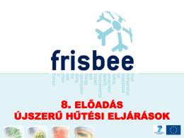 Hűtéstechnika FRISBEE III.