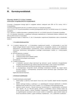 A Kormány 146/2014. (V. 5.)