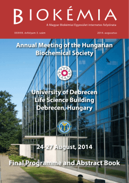 Final Programme and Abstract Book