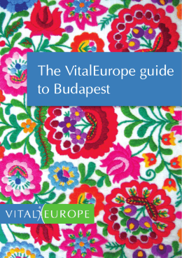 The VitalEurope guide to Budapest