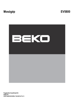 BEKO - EV5600 - EV 5800 mosógép