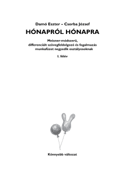 HÓNAPRÓL HÓNAPRA - AIÓ Tankönyvkiadó