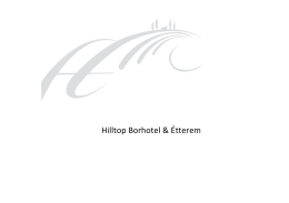 Hilltop Borhotel & Étterem