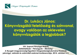 Dr. Lukács János