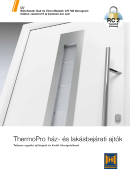 ThermoPro bejárati ajtó - Garazs