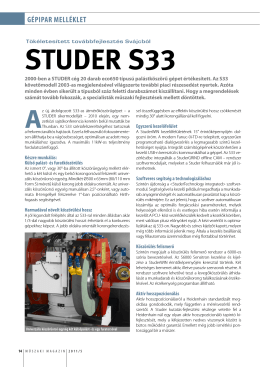 STUDER S33