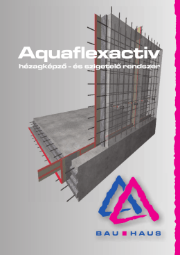 Aquaflexactiv rendszer (pdf - 2,4 MB) nyelv - Bau
