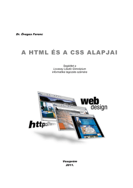 A HTML ALAPJAI - Programozó verseny középiskolásoknak