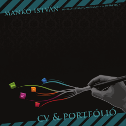 cv & portfólió - digitalDESIGN