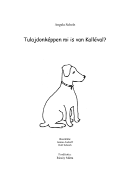Angela Scholz: Tulajdonképpen mi is van Kalléval?