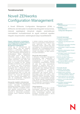 ZENworks Configuration Management