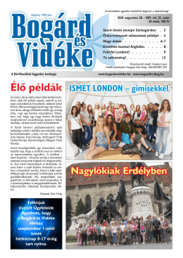 2014-08-28 - Bogárd és Vidéke Lapkiadó és Nyomda