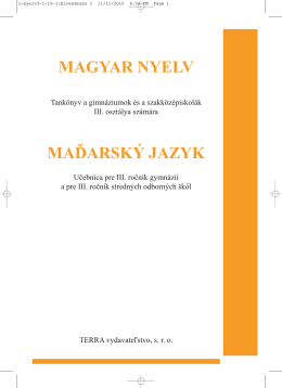 Magyar nyelv 3