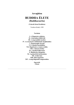 BUDDHA ÉLETE - Fekete Lótusz Iskola