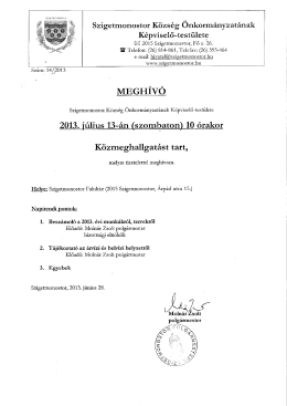 2013. j&uacute;lius 13.