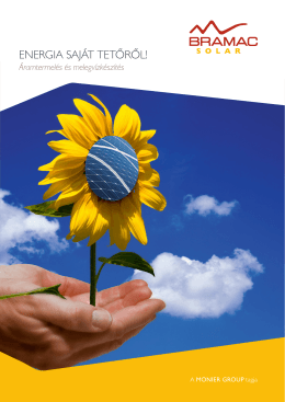 Bramac Solar: Energia saját tetőről kiadvány letöltése