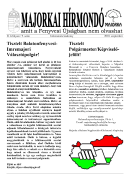 Majorkai Hírmondó letöIthető (pdf) formában II. / 9.