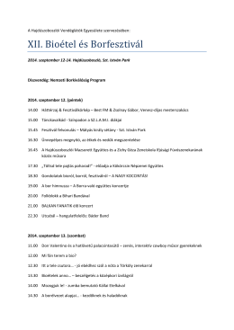 PDF formátumban - Hajdúszoboszlói Vendéglátók Egyesülete