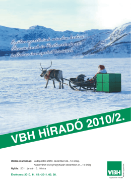 VBH HÍRADÓ 2010/2.