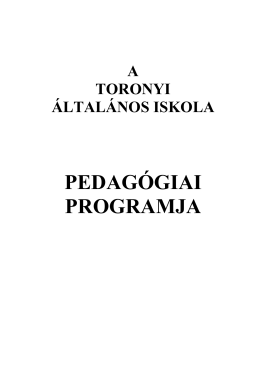 Pedagógiai program