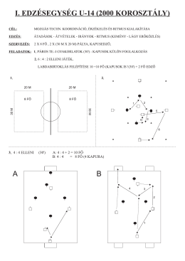 Bozsik-program edzésvázlatok