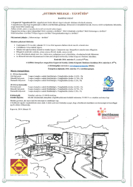 &bdquo;OTTHON MELEGE ~ T&Aacute;VFŰT&Eacute;S&rdquo; - Magyar T&aacute;vhőszolg&aacute;ltat&oacute;k