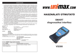 00130875_Manual_VS300_HU. A4.indd - Uni-Max