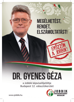 Dr. Gyenes Géza