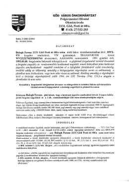 Forgalomb&oacute;l t&ouml;rt&eacute;nő kivon&aacute;s 3-2283/2011