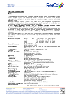 2K-Epoxigyanta-lakk ZL-22 - ReiColor Chemie-GmbH