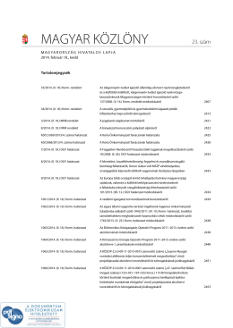 33/2014 (II. 18.) Korm. rendelet - Nyelvvizsgáztatási Akkreditációs
