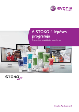 A STOKO 4 lépéses programja