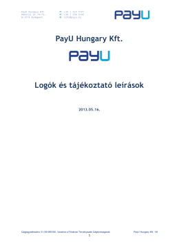 PayU adattovábbítási nyilatkozat