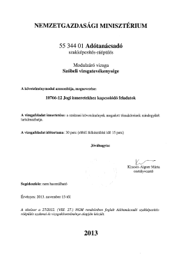 Ad&oacute;tan&aacute;csad&oacute; sz&oacute;beli t&eacute;telsor