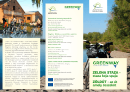 Greenway - letak - Slagalica - Zaklada za razvoj lokalne zajednice