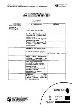 „Tudásátadás“ Szakmai fórum