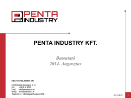 Cégbemutató - Penta Industry Kft.