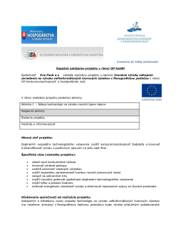 Úspešné zahájenie projektu v rámci OP KaHR - Eco