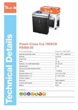Skartovačka 700XCD_PS500-20_CZ_new model