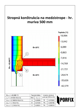 11. Stropn&aacute; kon&scaron;trukcia na medzistrope &ndash; hr. muriva 500 mm
