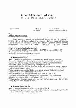 VOS_Predaj_obecnych_pozemkov_SALAS - Obec Melčice