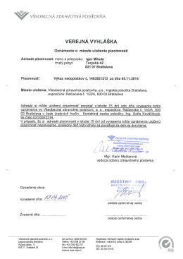 Zásielka pre Igora Mikulu