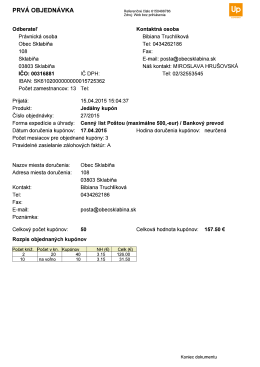 stravn&yacute;ch kup&oacute;nov pre zamestnancov Oc&Uacute;