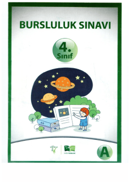 4A Sınav Soruları - Osmaniye Doğa Koleji